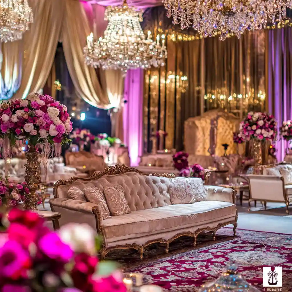 Wedding Backdrop With Fabric