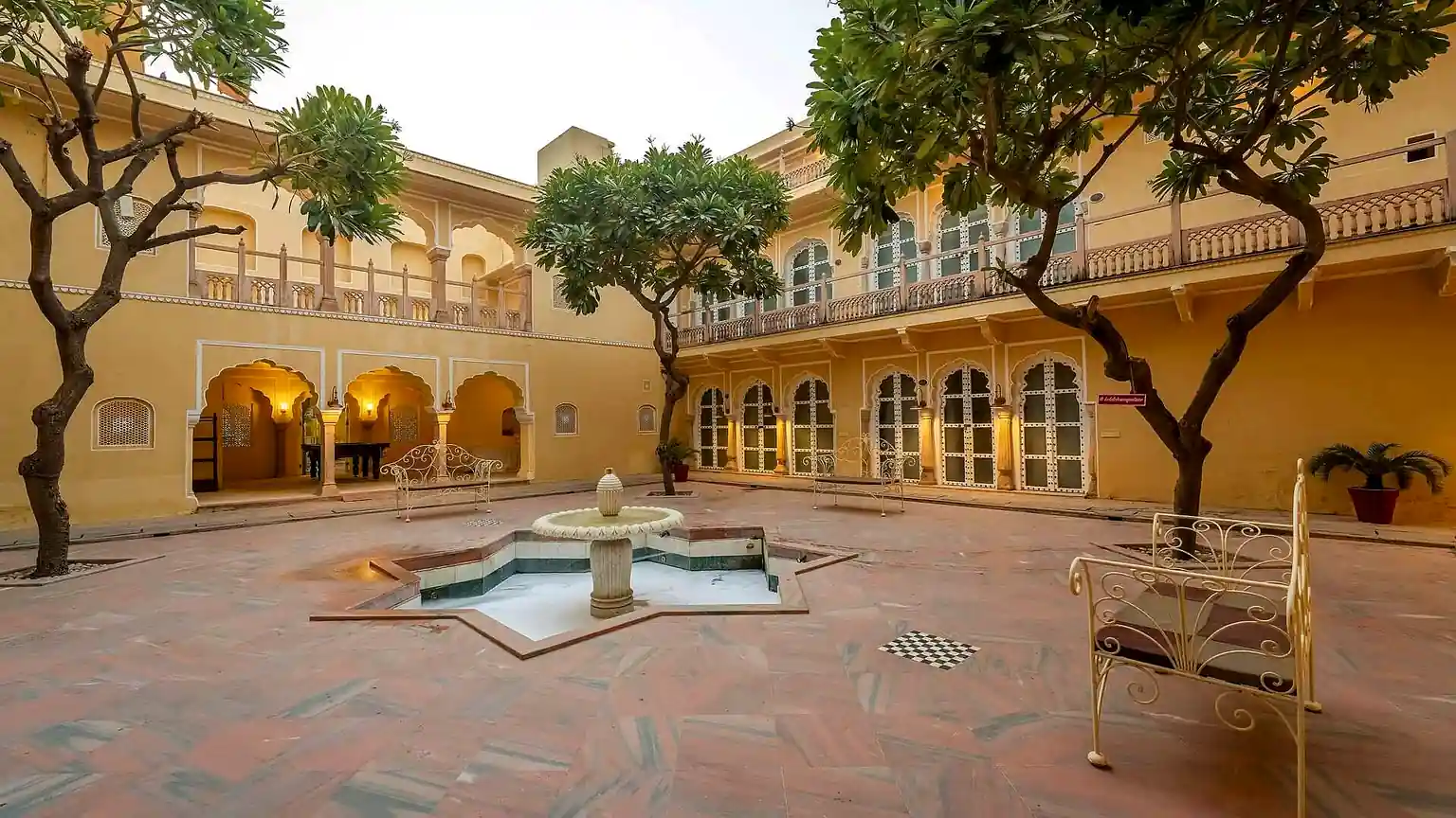 Chomu Palace Jaipur - Landscaped Gardens with Traditional Architecture