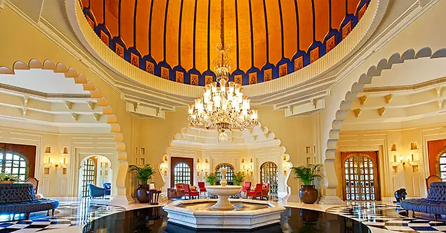 The Oberoi Udaivilas - Grand Dome Lobby Interior